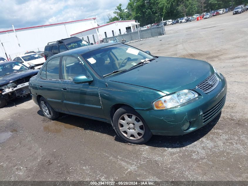 2000 Nissan Sentra Gxe/Xe VIN: 3N1CB51D9YL332672 Lot: 39470727