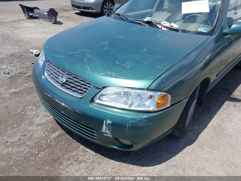 2000 Nissan Sentra Gxe/Xe VIN: 3N1CB51D9YL332672 Lot: 39470727