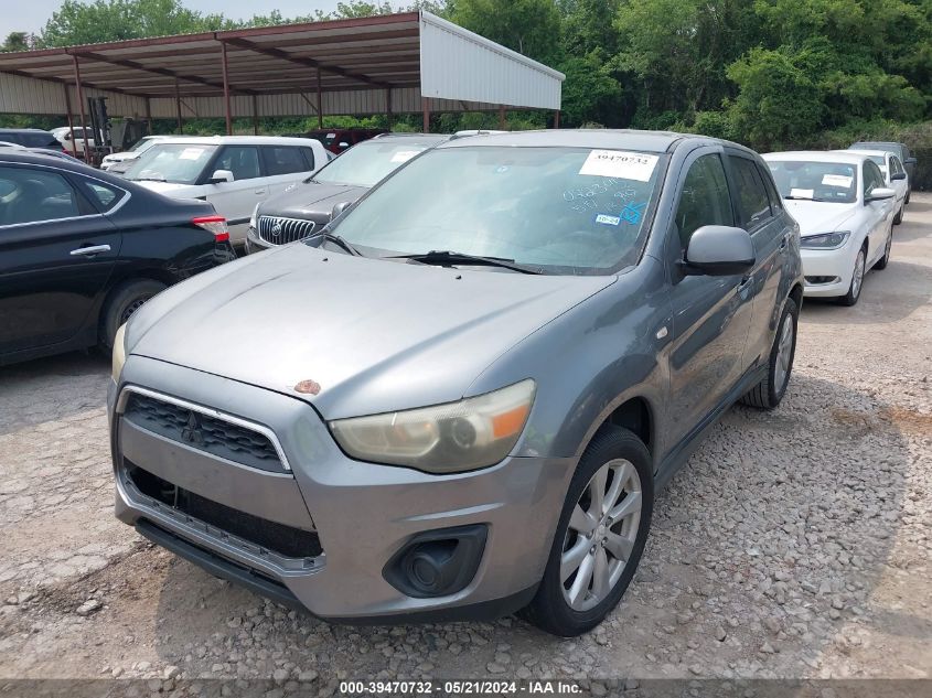 2014 Mitsubishi Outlander Sport Es VIN: 4A4AP3AU2EE022345 Lot: 39470732