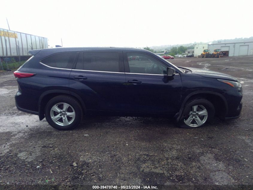 2021 Toyota Highlander L VIN: 5TDCZRBH1MS527798 Lot: 39470740