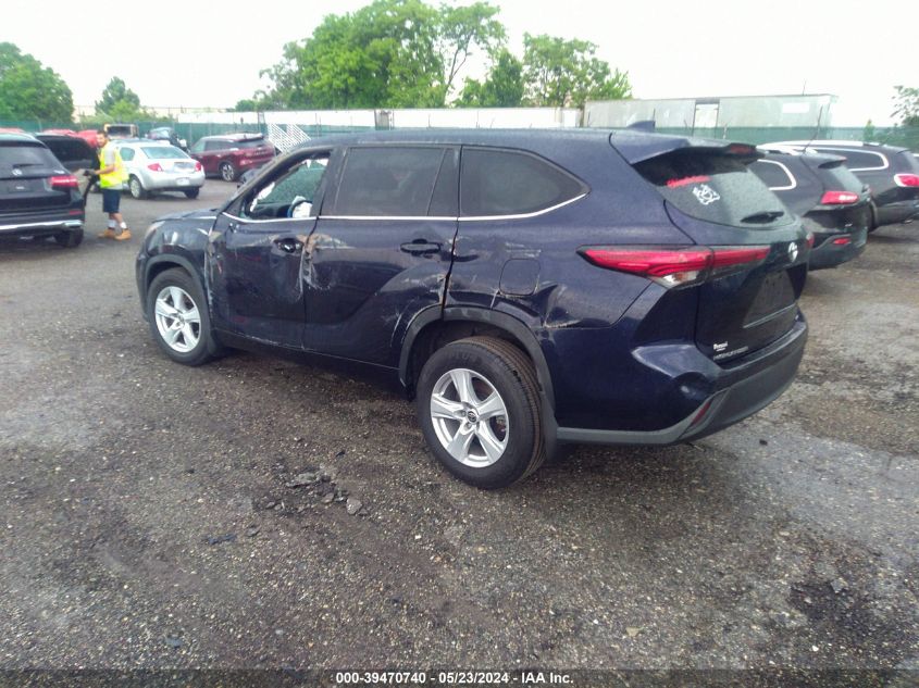 2021 Toyota Highlander L VIN: 5TDCZRBH1MS527798 Lot: 39470740