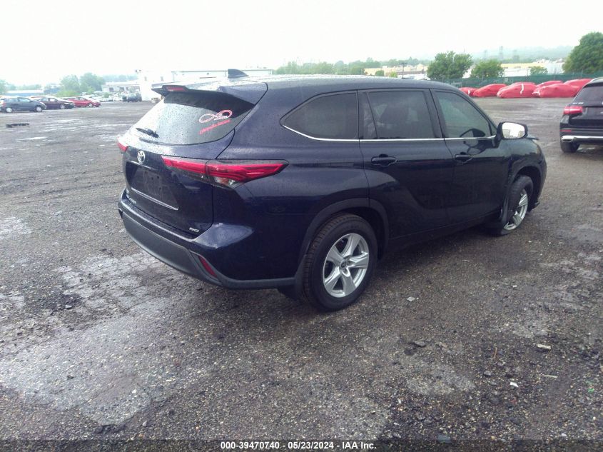 5TDCZRBH1MS527798 2021 Toyota Highlander L