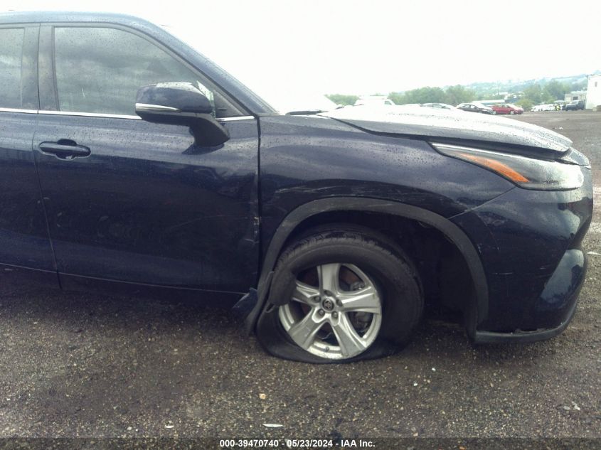 2021 Toyota Highlander L VIN: 5TDCZRBH1MS527798 Lot: 39470740