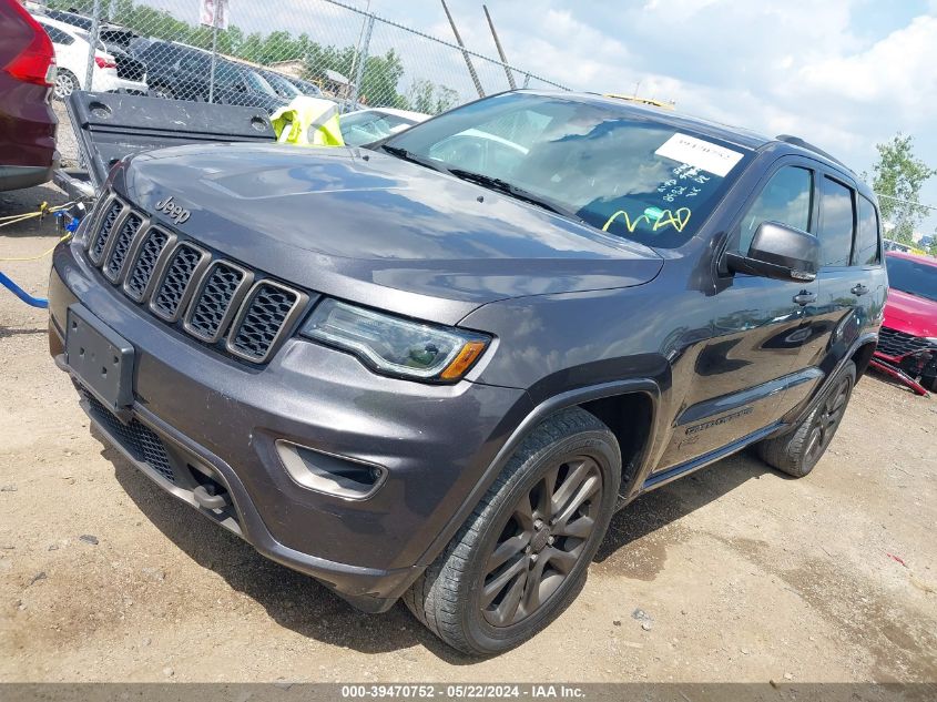 2016 Jeep Grand Cherokee Limited 75Th Anniversary VIN: 1C4RJFBG5GC498982 Lot: 39470752