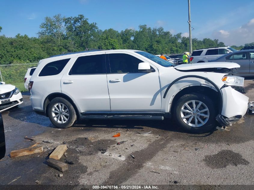 2014 Dodge Durango Sxt VIN: 1C4RDHAG8EC374593 Lot: 39470756