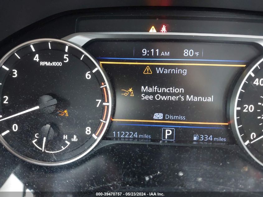 2020 Nissan Altima Sr Fwd VIN: 1N4BL4CV2LN311568 Lot: 39470757