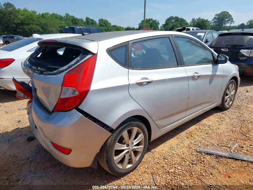 2013 Hyundai Accent Se VIN: KMHCU5AE9DU128773 Lot: 39470764