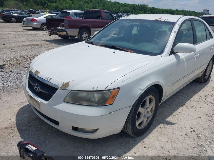 2006 Hyundai Sonata Gls V6/Lx V6 VIN: 5NPEU46F16H135318 Lot: 39470806