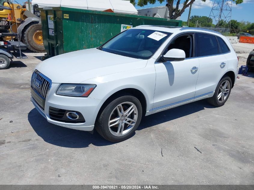 2017 Audi Q5 2.0T Premium VIN: WA1C2AFP9HA020927 Lot: 39470821