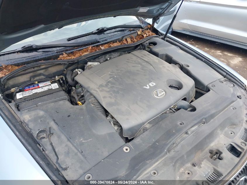 2007 Lexus Is 250 VIN: JTHBK262X75037009 Lot: 39470824