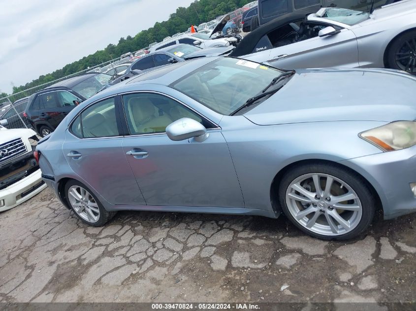 2007 Lexus Is 250 VIN: JTHBK262X75037009 Lot: 39470824
