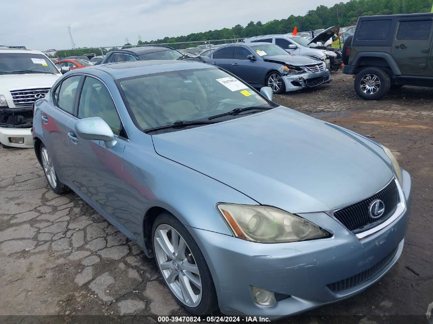 2007 Lexus Is 250 VIN: JTHBK262X75037009 Lot: 39470824