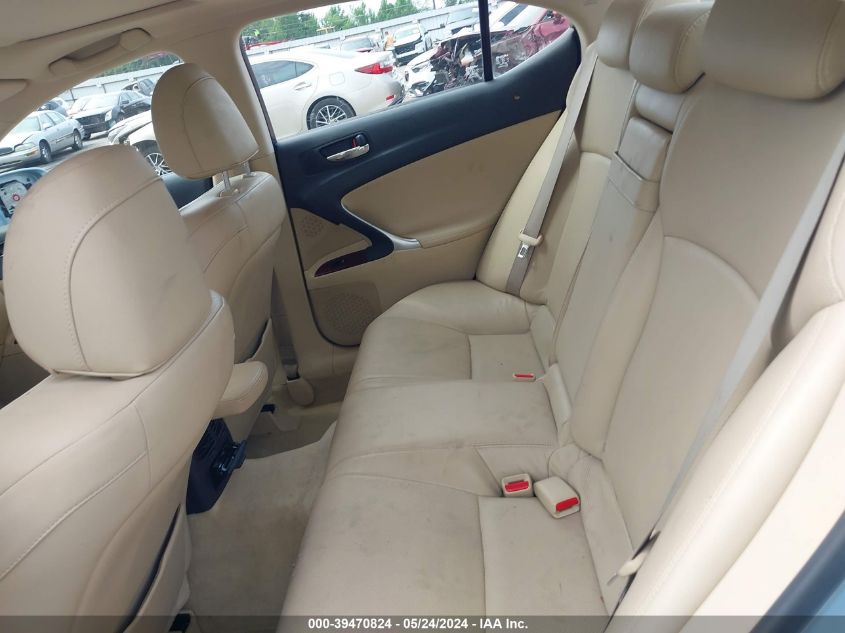 2007 Lexus Is 250 VIN: JTHBK262X75037009 Lot: 39470824