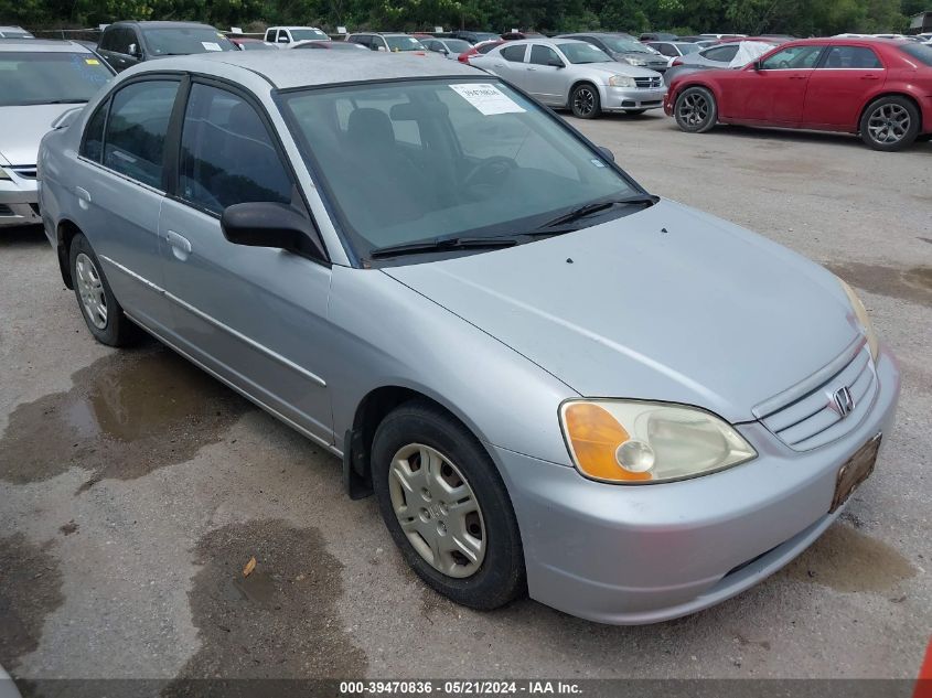 2002 Honda Civic Lx VIN: 2HGES16522H561552 Lot: 39470836