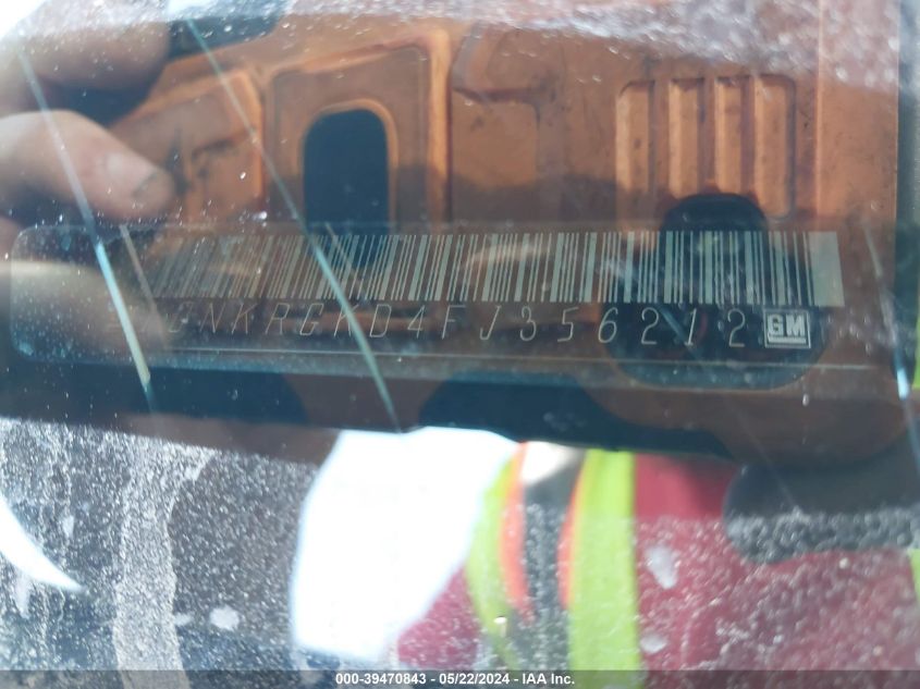 2015 Chevrolet Traverse 1Lt VIN: 1GNKRGKD4FJ356212 Lot: 39470843