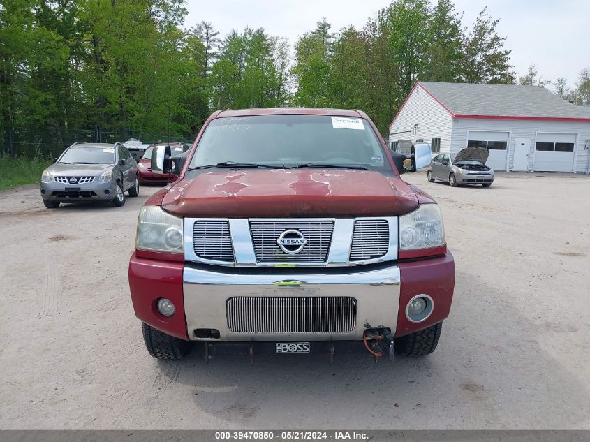 2005 Nissan Titan Le VIN: 1N6AA07B75N505114 Lot: 39470850