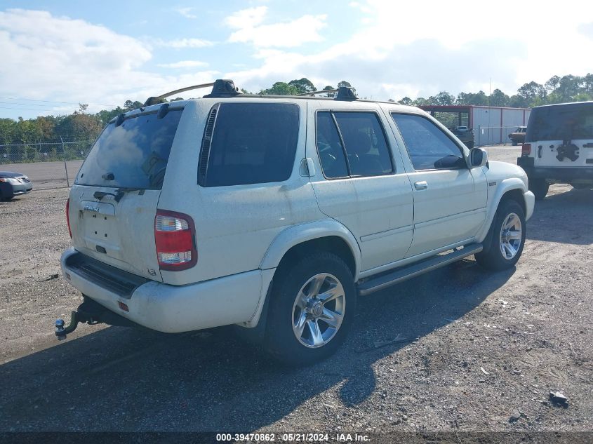 2004 Nissan Pathfinder Le/Se VIN: JN8DR09Y74W908629 Lot: 39470862