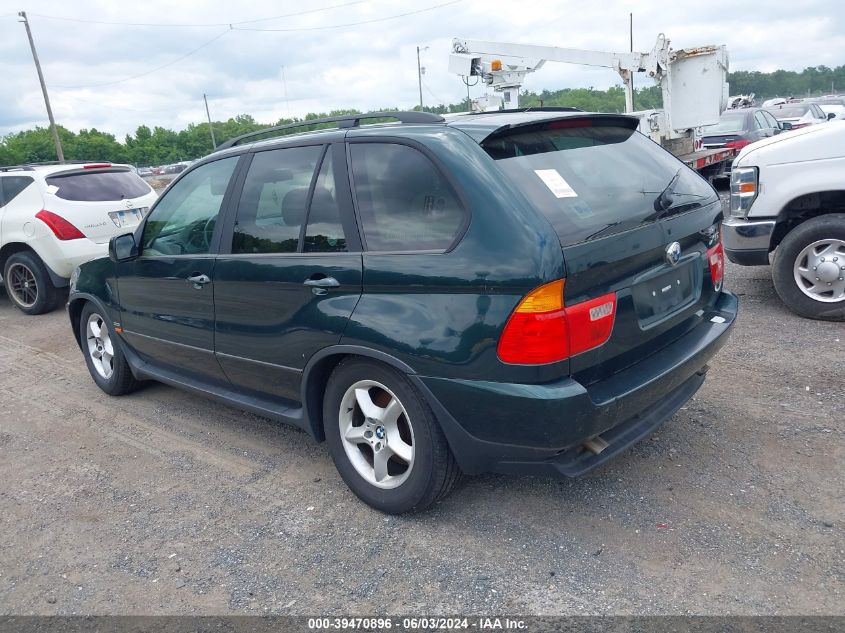 2003 BMW X5 3.0I VIN: 5UXFA53553LV99068 Lot: 39470896