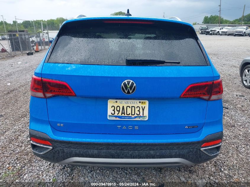 2023 Volkswagen Taos 1.5T Se VIN: 3VVVX7B21PM358466 Lot: 39470915