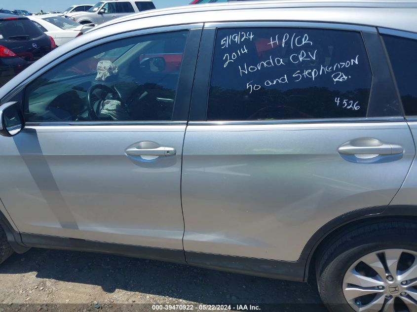 2014 Honda Cr-V Ex-L VIN: 2HKRM3H72EH504526 Lot: 39470922