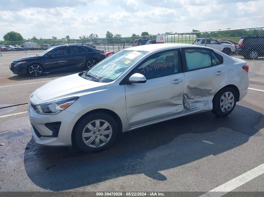 VIN 3KPA24AD0ME386519 2021 KIA RIO S