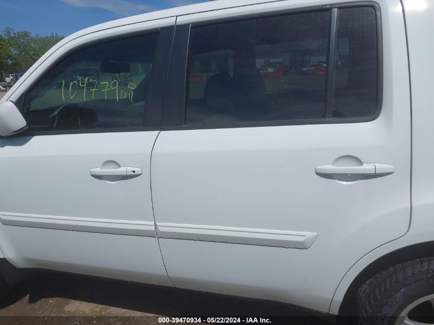 2011 Honda Pilot Ex-L VIN: 5FNYF4H51BB104767 Lot: 39470934