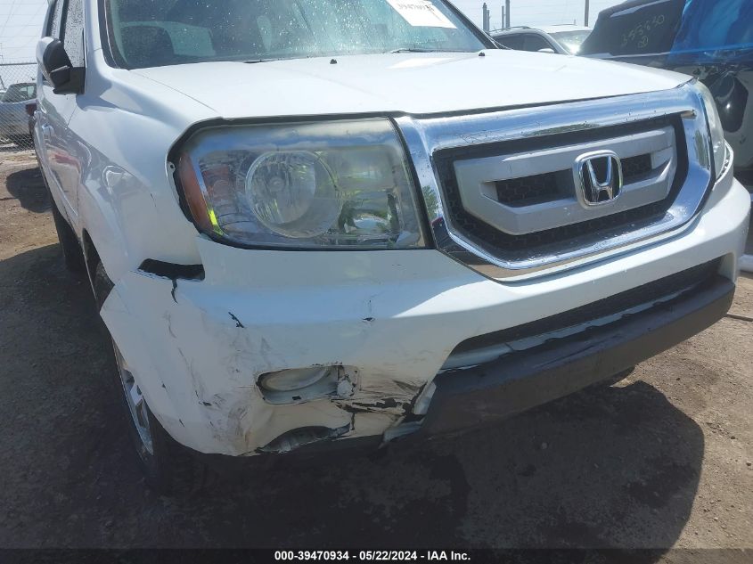 2011 Honda Pilot Ex-L VIN: 5FNYF4H51BB104767 Lot: 39470934