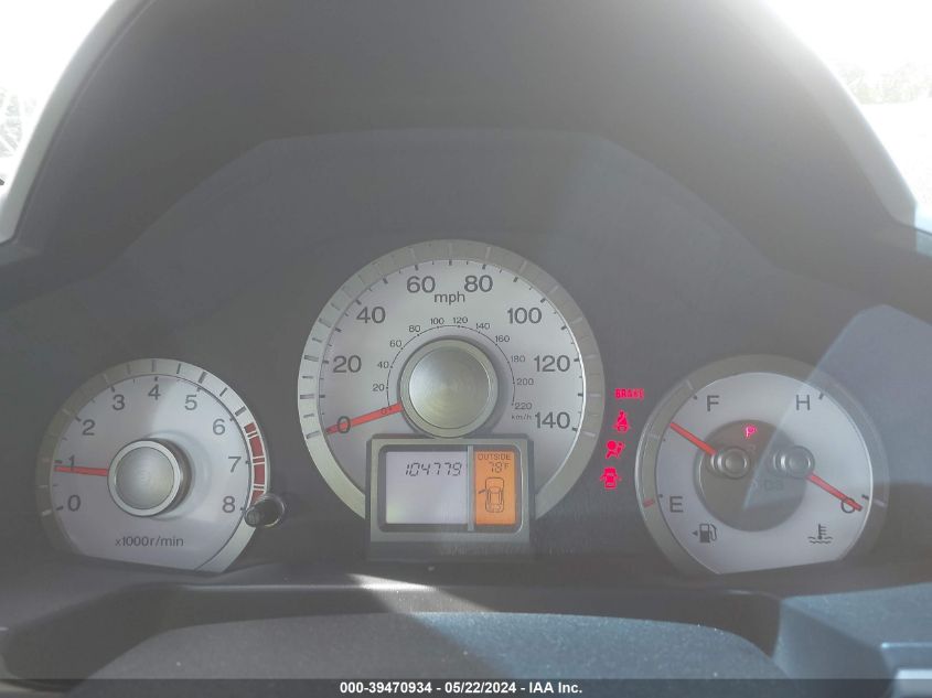 2011 Honda Pilot Ex-L VIN: 5FNYF4H51BB104767 Lot: 39470934