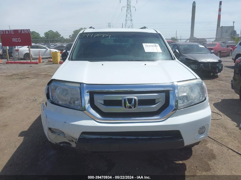 2011 Honda Pilot Ex-L VIN: 5FNYF4H51BB104767 Lot: 39470934
