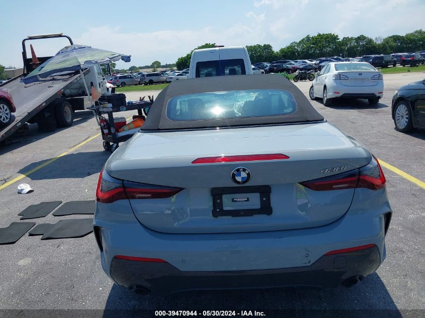 2022 BMW 430I VIN: WBA23AT09NCJ82740 Lot: 39470944