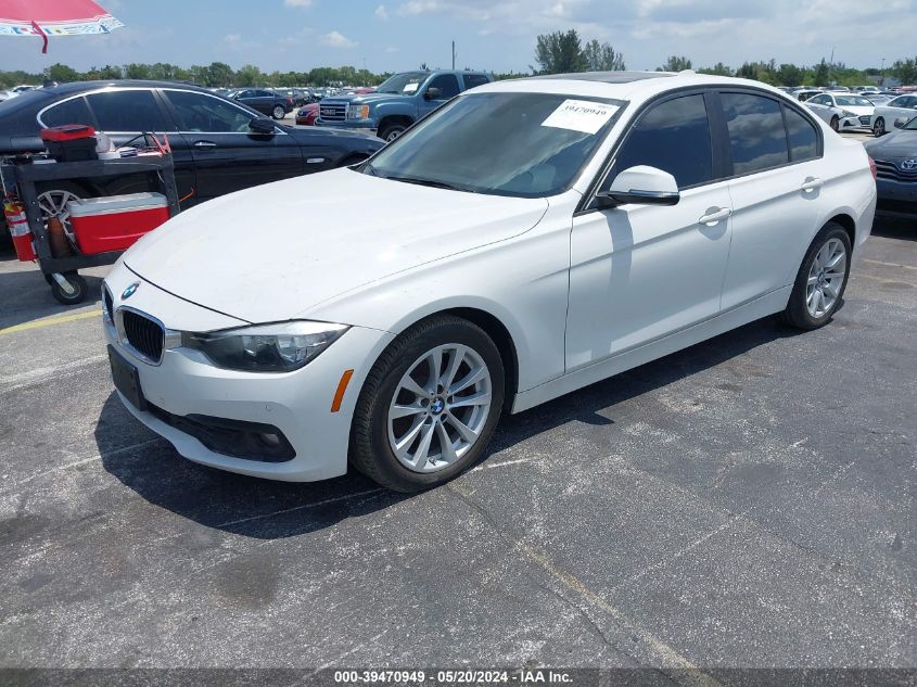 2016 BMW 320I xDrive VIN: WBA8E5G57GNU20481 Lot: 39470949