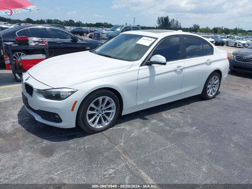 2016 BMW 320I xDrive VIN: WBA8E5G57GNU20481 Lot: 39470949