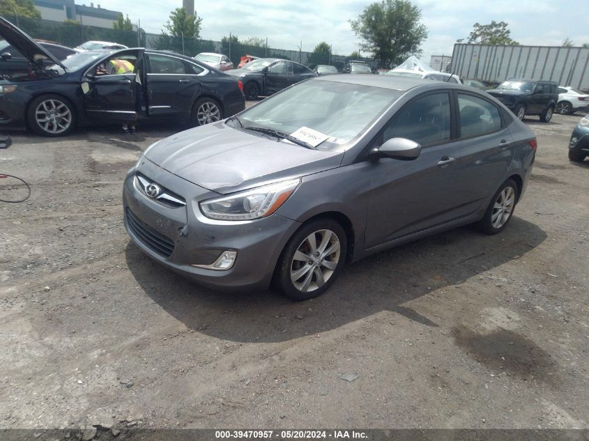 2014 Hyundai Accent Gls VIN: KMHCU4AE2EU769999 Lot: 39470957