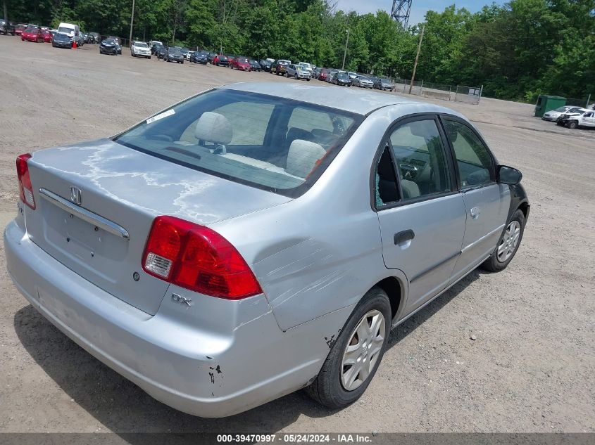 2003 Honda Civic Dx VIN: 2HGES16133H609204 Lot: 39470997