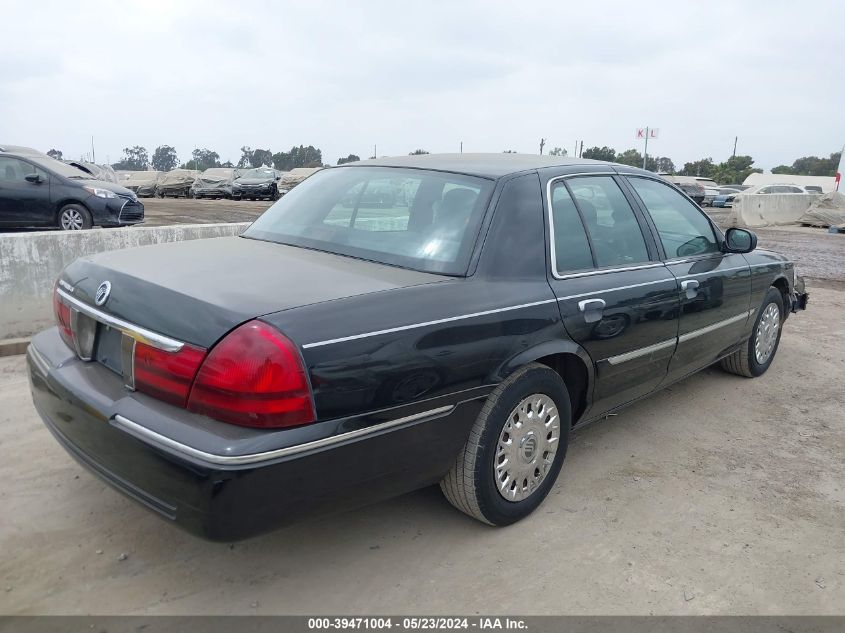 2004 Mercury Grand Marquis Gs VIN: 2MEFM74W44X612245 Lot: 39471004