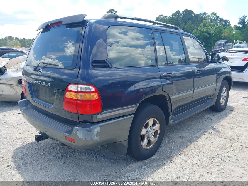 2001 Toyota Land Cruiser VIN: JTEHT05JX12010029 Lot: 39471026