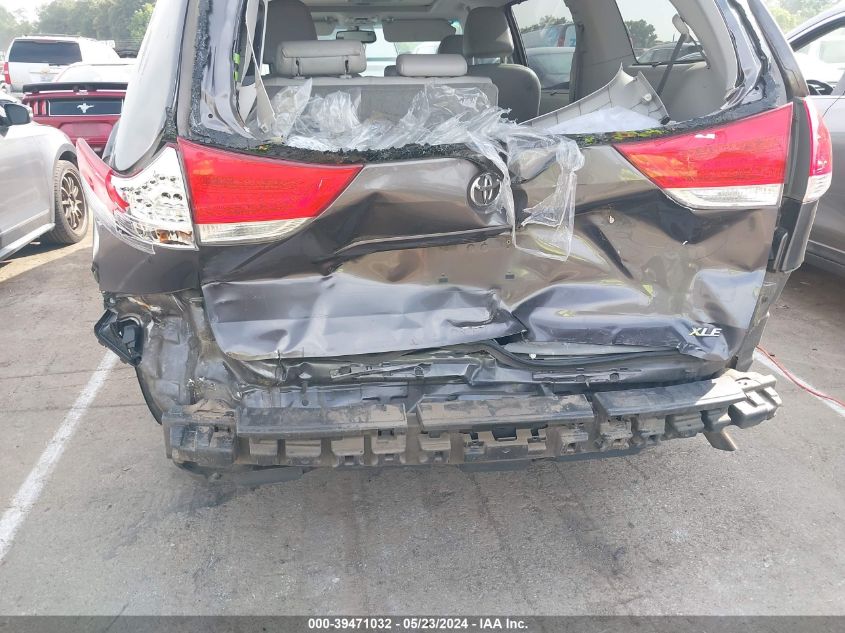 2012 Toyota Sienna Xle V6 8 Passenger VIN: 5TDYK3DC0CS275467 Lot: 39471032
