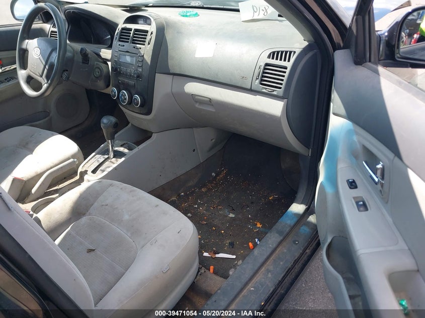 2009 Kia Spectra Ex VIN: KNAFE221695651076 Lot: 39471054