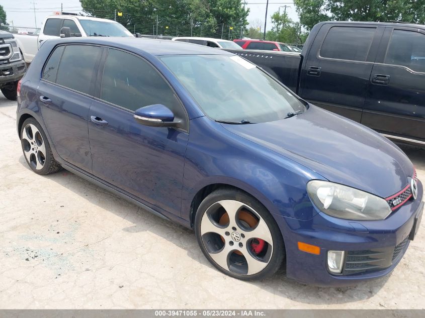 2012 Volkswagen Gti 4-Door VIN: WVWHV7AJ3CW349563 Lot: 39471055