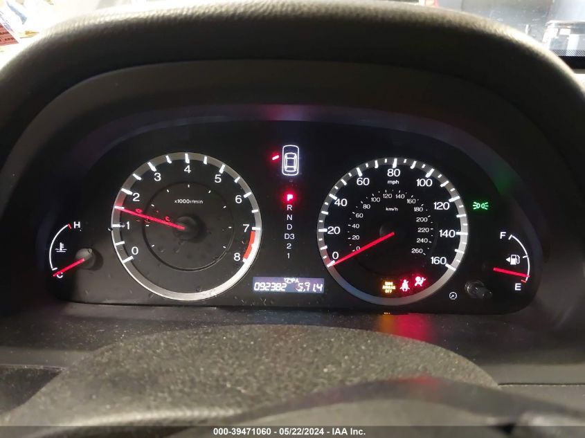 2010 Honda Accord 2.4 Ex-L VIN: 1HGCP2F82AA018059 Lot: 39471060