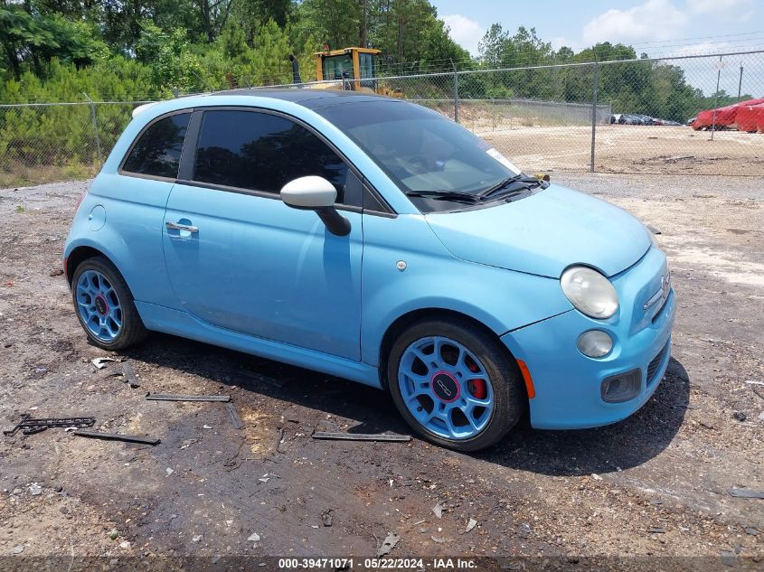 2012 Fiat 500 Sport VIN: 3C3CFFBR2CT112790 Lot: 39471071