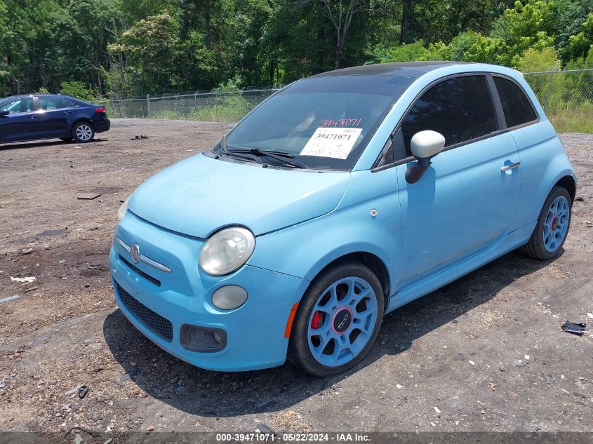 2012 Fiat 500 Sport VIN: 3C3CFFBR2CT112790 Lot: 39471071