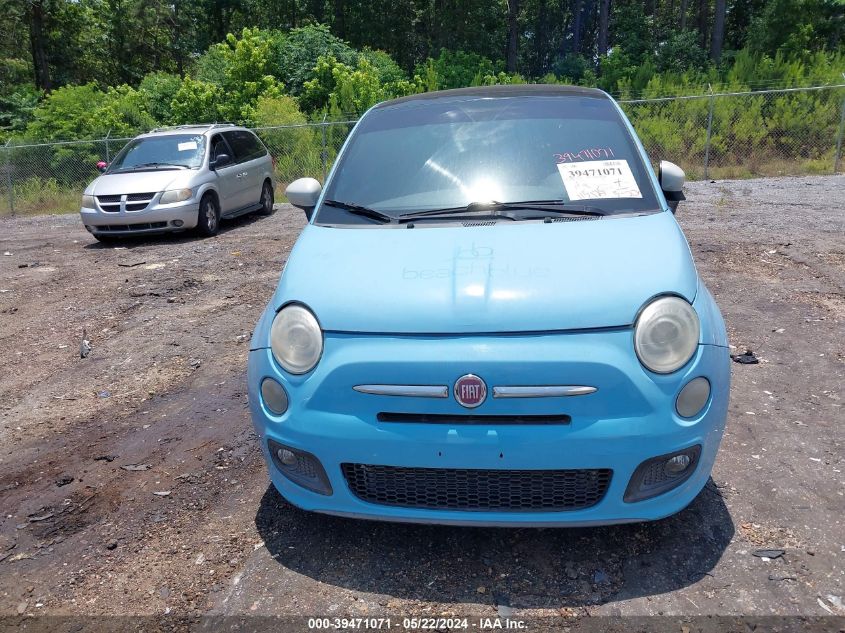 2012 Fiat 500 Sport VIN: 3C3CFFBR2CT112790 Lot: 39471071