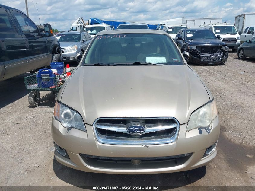 2008 Subaru Legacy 2.5I VIN: 4S3BL616987216535 Lot: 39471087