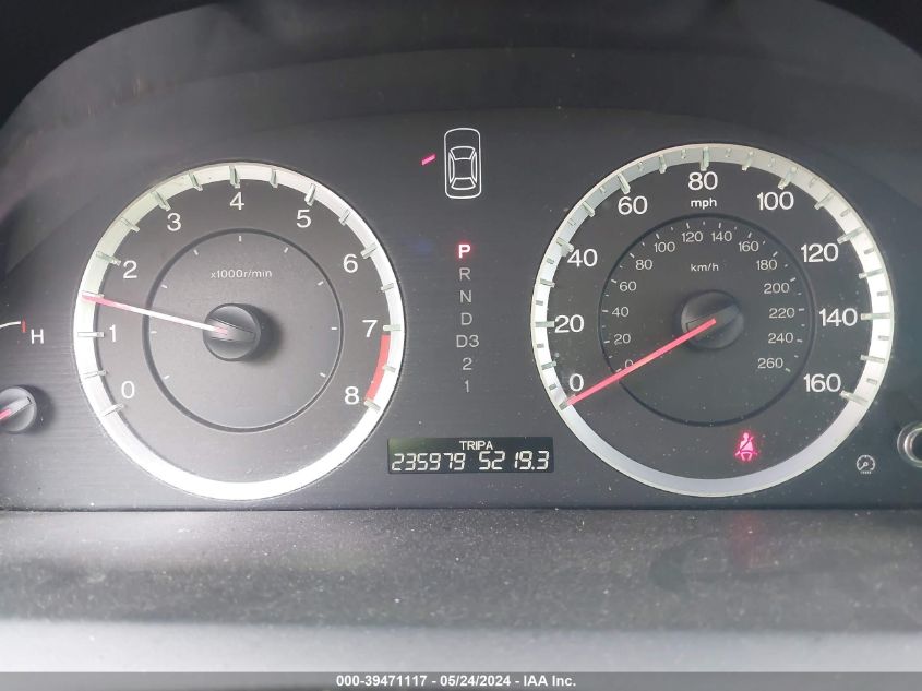 2009 Honda Accord 2.4 Ex-L VIN: 1HGCP26869A047785 Lot: 39471117