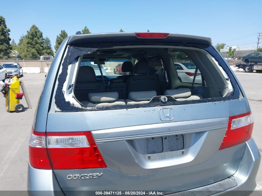 2006 Honda Odyssey Ex-L VIN: 5FNRL38746B012017 Lot: 39471125