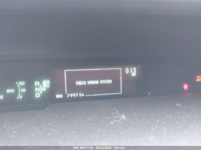 2011 Toyota Prius VIN: JTDKN3DU3B0267984 Lot: 39471126