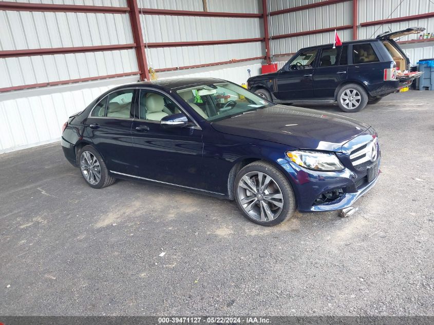 2015 Mercedes-Benz C 300 4Matic/Luxury 4Matic/Sport 4Matic VIN: 55SWF4KBXFU074145 Lot: 39471127