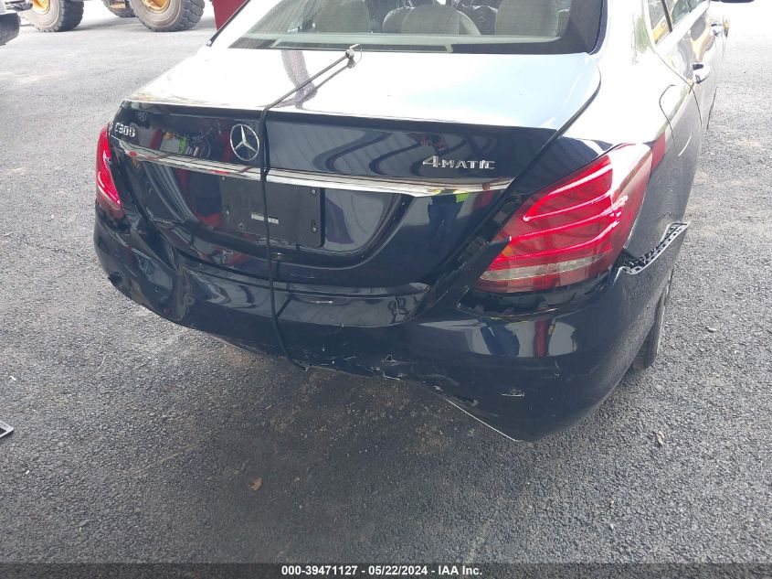 2015 Mercedes-Benz C 300 4Matic/Luxury 4Matic/Sport 4Matic VIN: 55SWF4KBXFU074145 Lot: 39471127