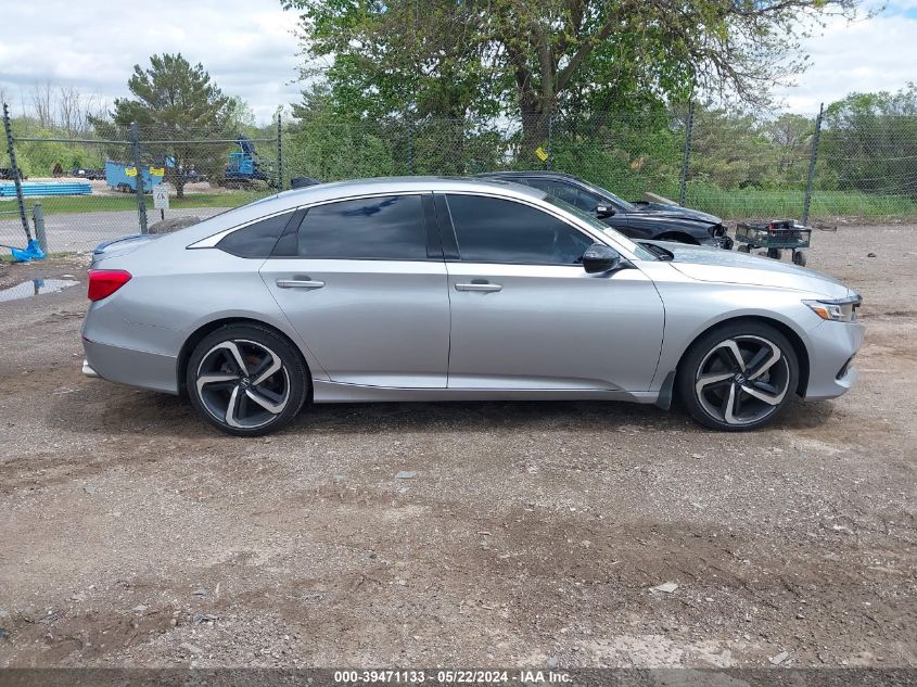 2021 Honda Accord Sport 2.0T VIN: 1HGCV2F35MA027952 Lot: 39471133